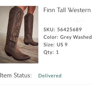 Free people x Jeffrey Campbell Finn Western Boot